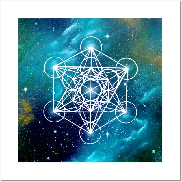 Galactic Sacred Geometry Wall Art by AddisonK